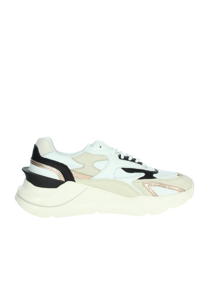 SNEAKERS BASSA W401-FM-NY-WB BIANCO/NERO