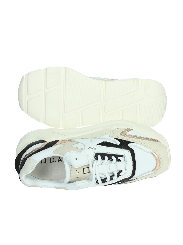 SNEAKERS BASSA W401-FM-NY-WB BIANCO/NERO