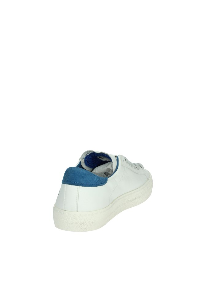 SNEAKERS BASSA W401-HL-VC-WE BIANCO/BLU