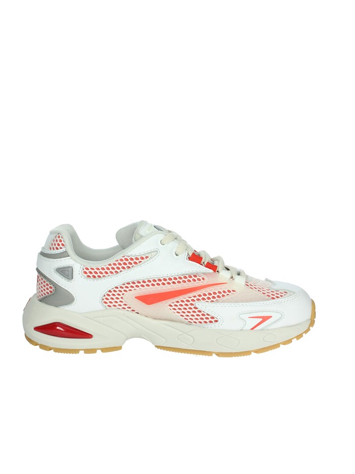 SNEAKERS BASSA W401-SN-ME-WR BIANCO/ROSSO