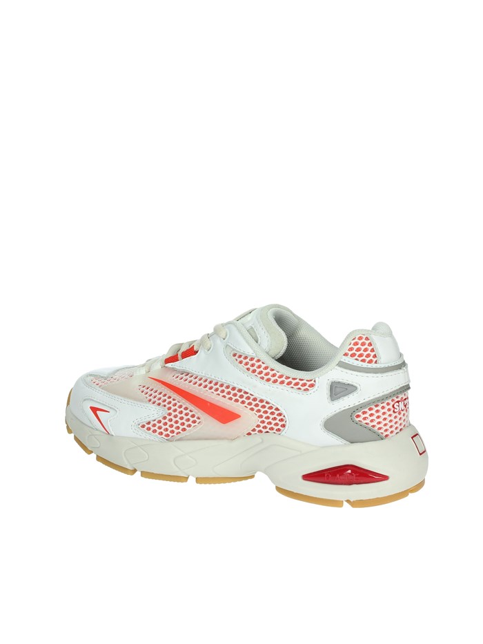 SNEAKERS BASSA W401-SN-ME-WR BIANCO/ROSSO