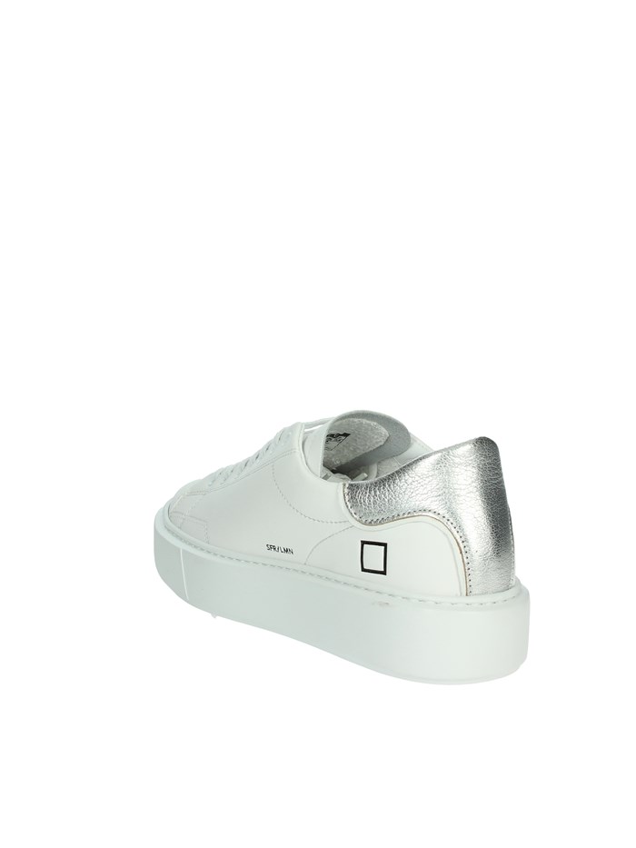 SNEAKERS BASSA W401-SF-LM-WS BIANCO/ARGENTO