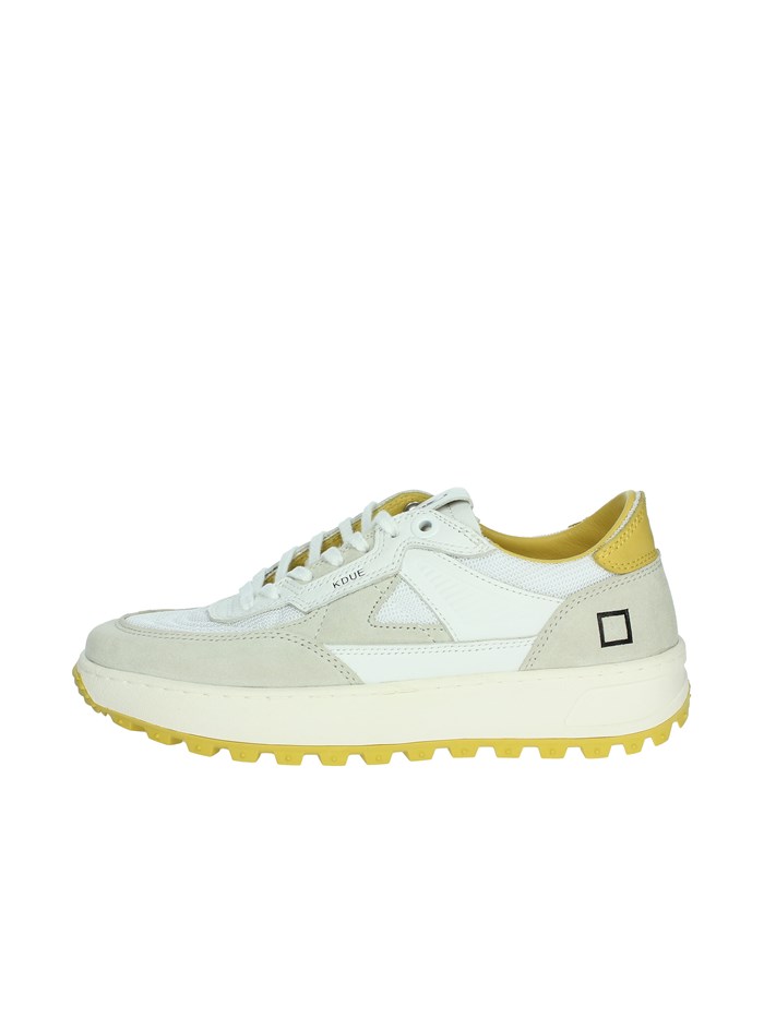 SNEAKERS BASSA W401-K2-CO-HY BIANCO/GIALLO