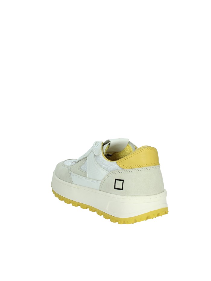 SNEAKERS BASSA W401-K2-CO-HY BIANCO/GIALLO