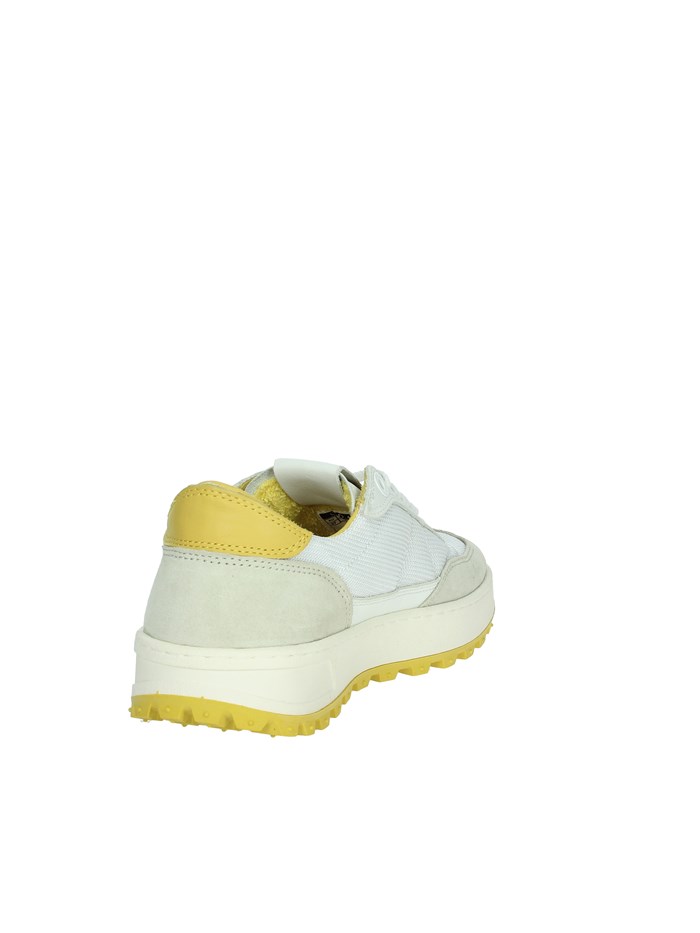 SNEAKERS BASSA W401-K2-CO-HY BIANCO/GIALLO