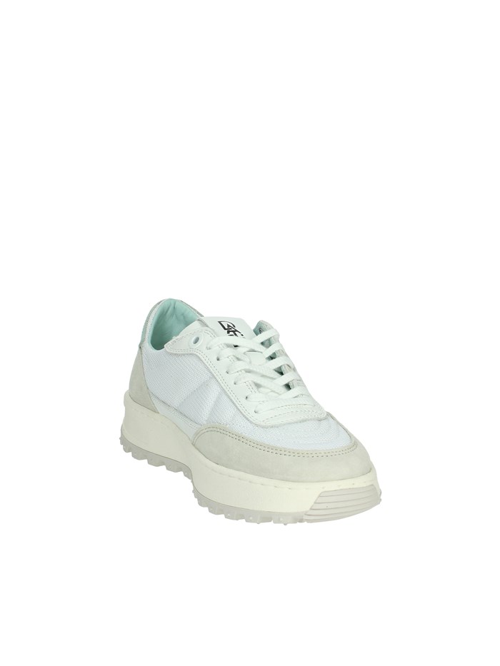 SNEAKERS BASSA W401-K2-CO-WW BIANCO/VERDE ACQUA