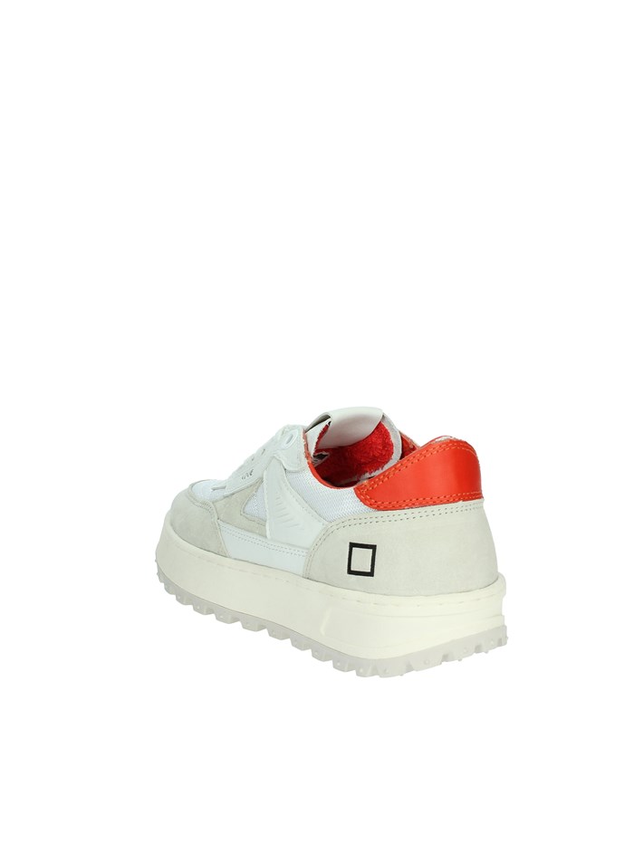 SNEAKERS BASSA W401-K2-CO-HR BIANCO/ROSSO