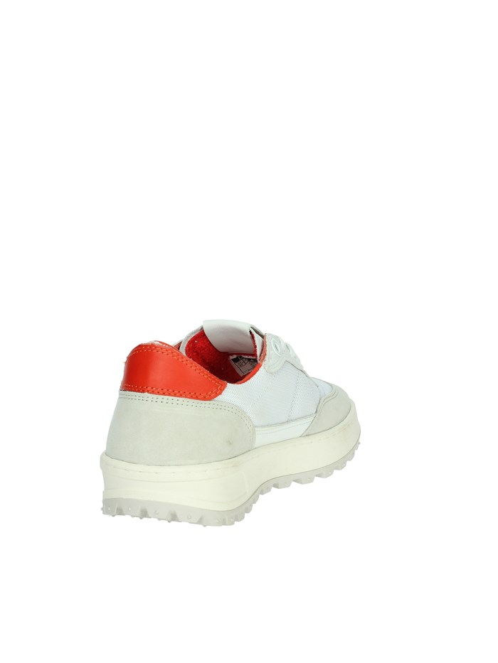 SNEAKERS BASSA W401-K2-CO-HR BIANCO/ROSSO