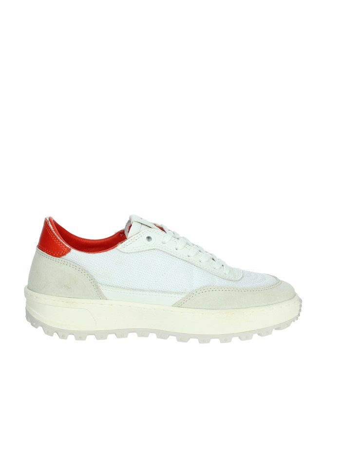 SNEAKERS BASSA W401-K2-CO-HR BIANCO/ROSSO