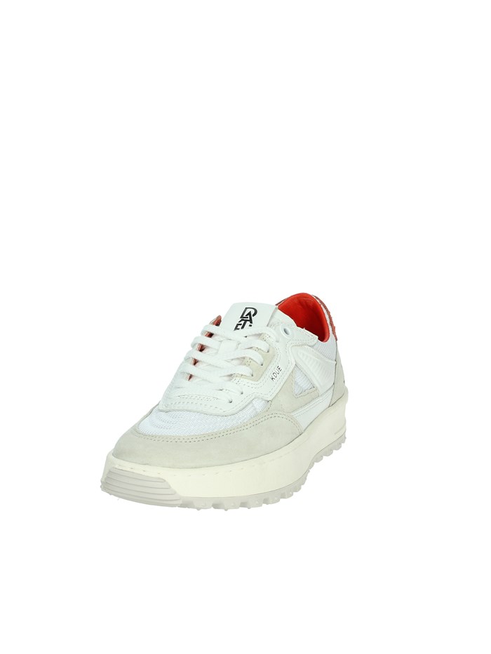 SNEAKERS BASSA W401-K2-CO-HR BIANCO/ROSSO