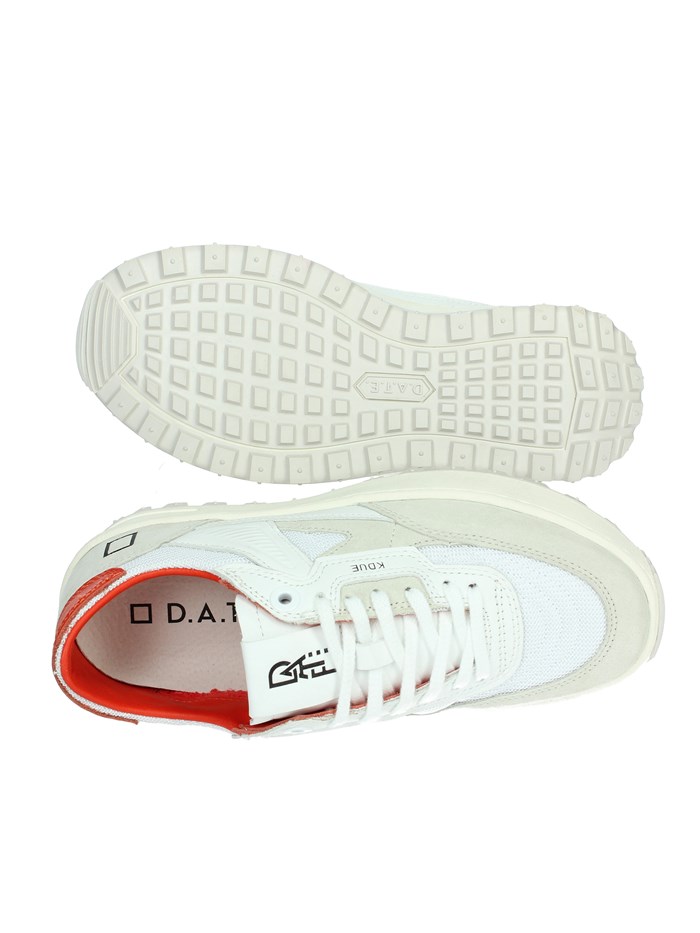 SNEAKERS BASSA W401-K2-CO-HR BIANCO/ROSSO