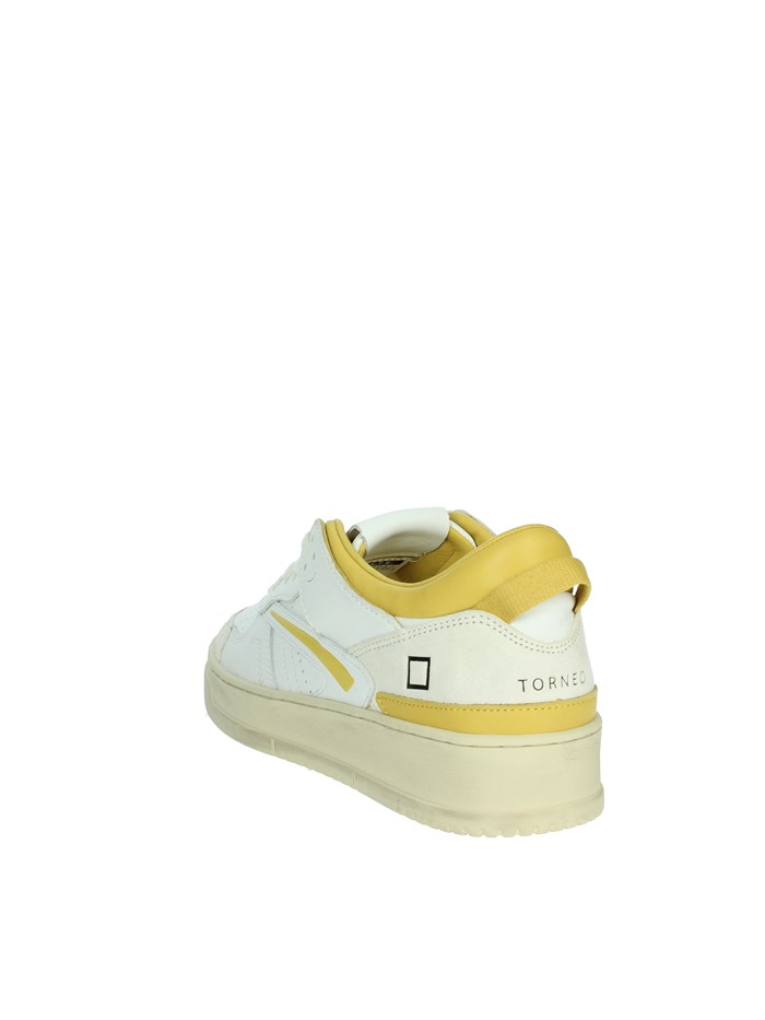 SNEAKERS BASSA W401-TO-BC-HY BIANCO/GIALLO