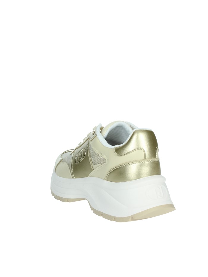 SNEAKERS BASSA EVA 02 BEIGE/ORO