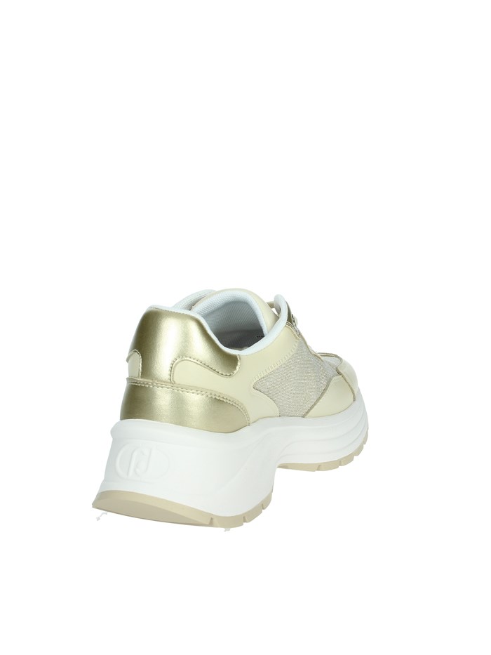 SNEAKERS BASSA EVA 02 BEIGE/ORO