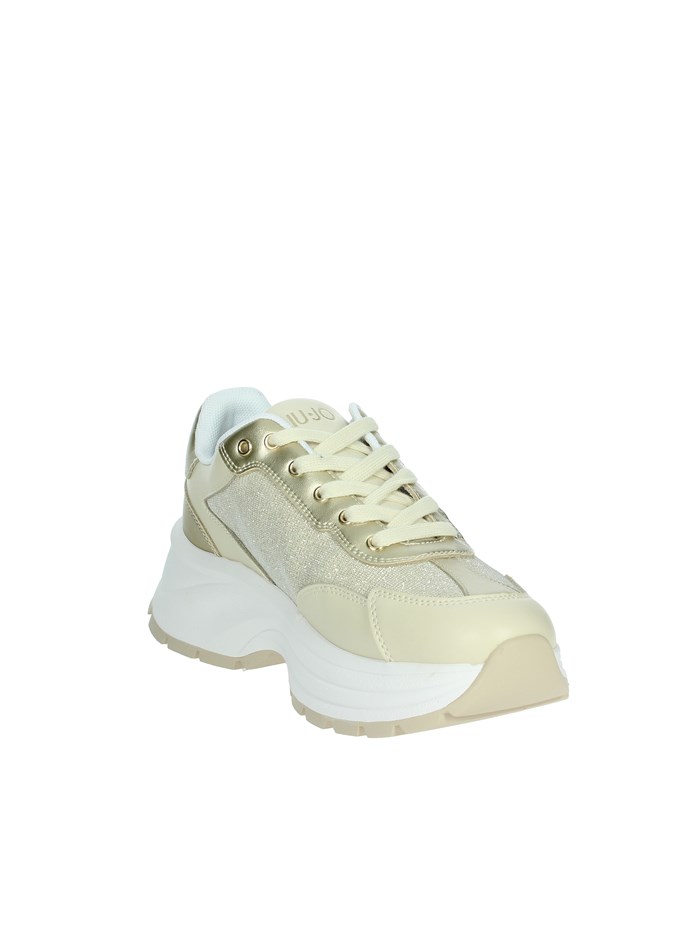 SNEAKERS BASSA EVA 02 BEIGE/ORO