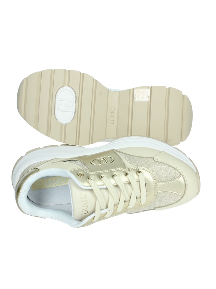 SNEAKERS BASSA EVA 02 BEIGE/ORO