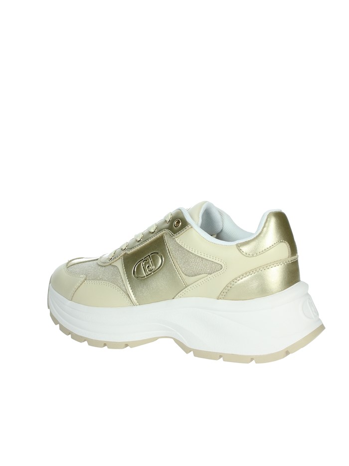 SNEAKERS BASSA EVA 02 BEIGE/ORO