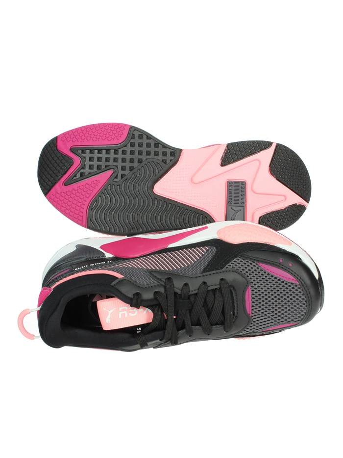 SNEAKERS BASSA 369579 NERO/FUXIA