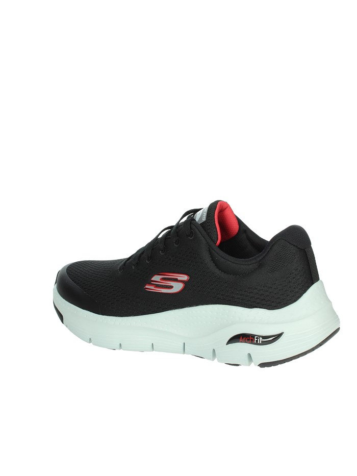 SNEAKERS BASSA 232040 NERO/ROSSO