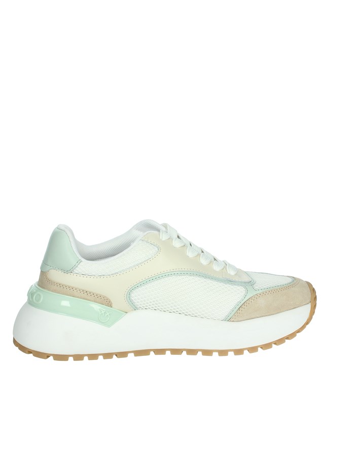 SNEAKERS BASSA SS0019 P020 BIANCO/VERDE