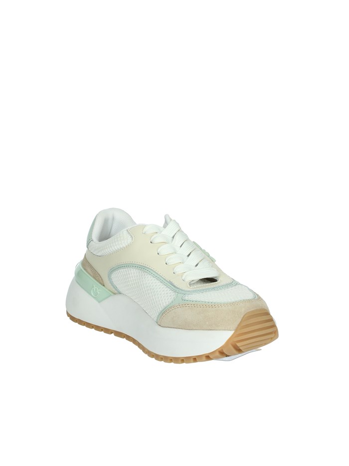 SNEAKERS BASSA SS0019 P020 BIANCO/VERDE