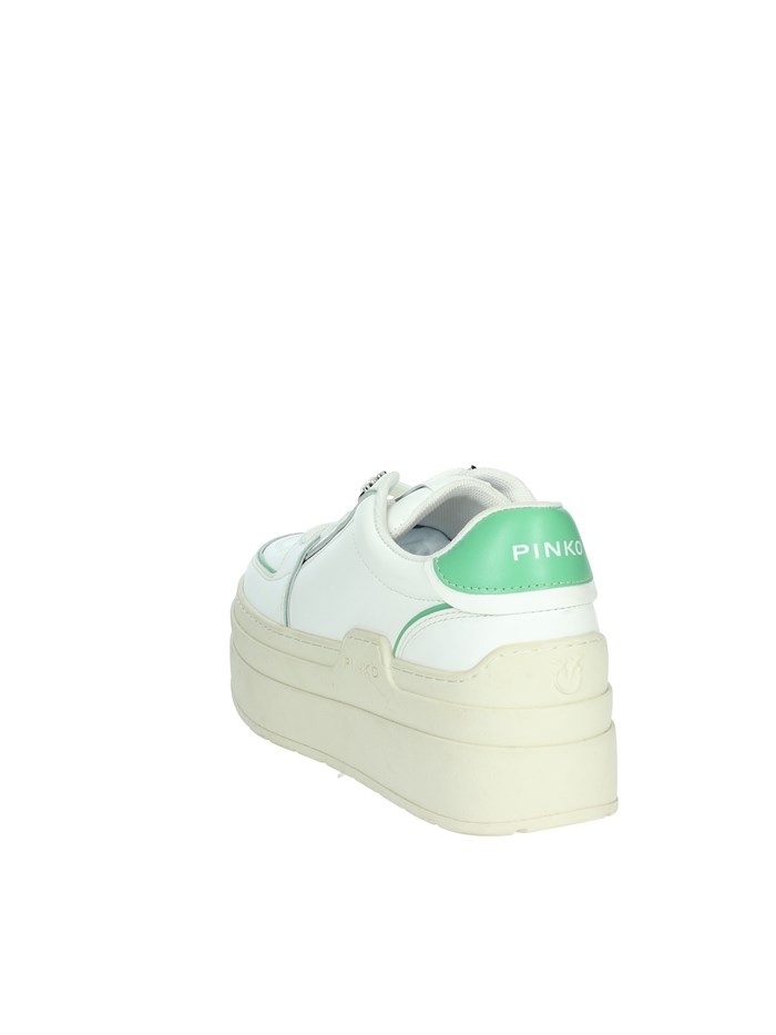 SNEAKERS BASSA SS0007 P001 BIANCO/VERDE