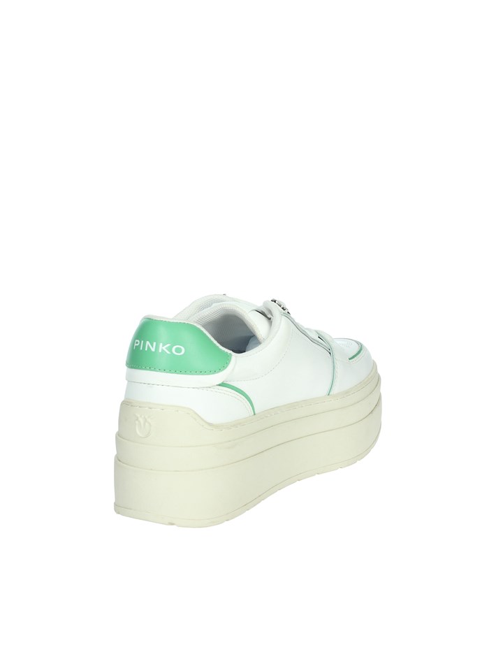 SNEAKERS BASSA SS0007 P001 BIANCO/VERDE