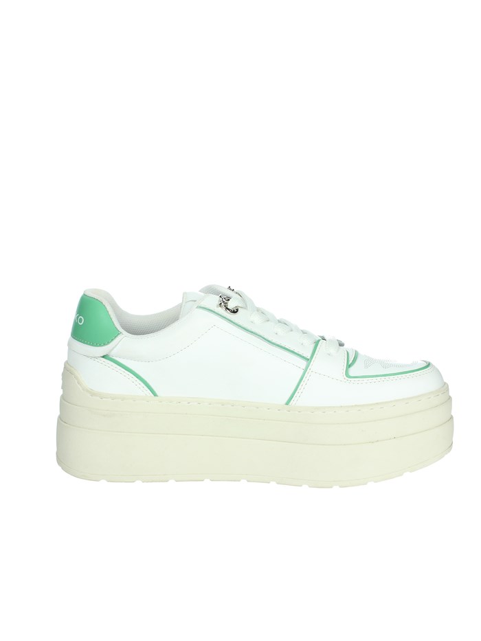 SNEAKERS BASSA SS0007 P001 BIANCO/VERDE