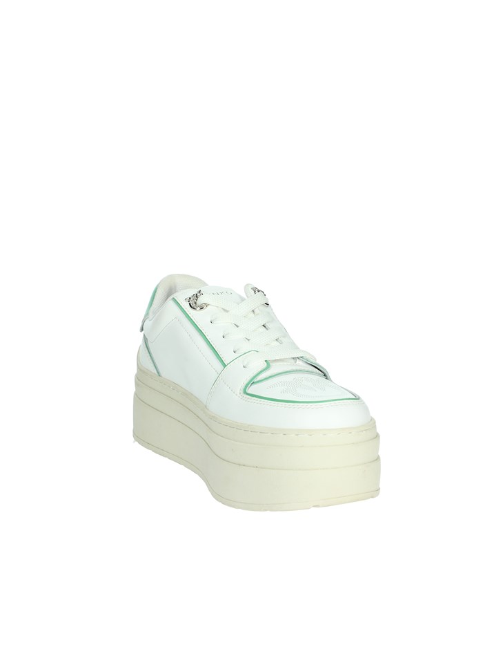 SNEAKERS BASSA SS0007 P001 BIANCO/VERDE