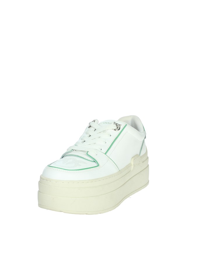 SNEAKERS BASSA SS0007 P001 BIANCO/VERDE