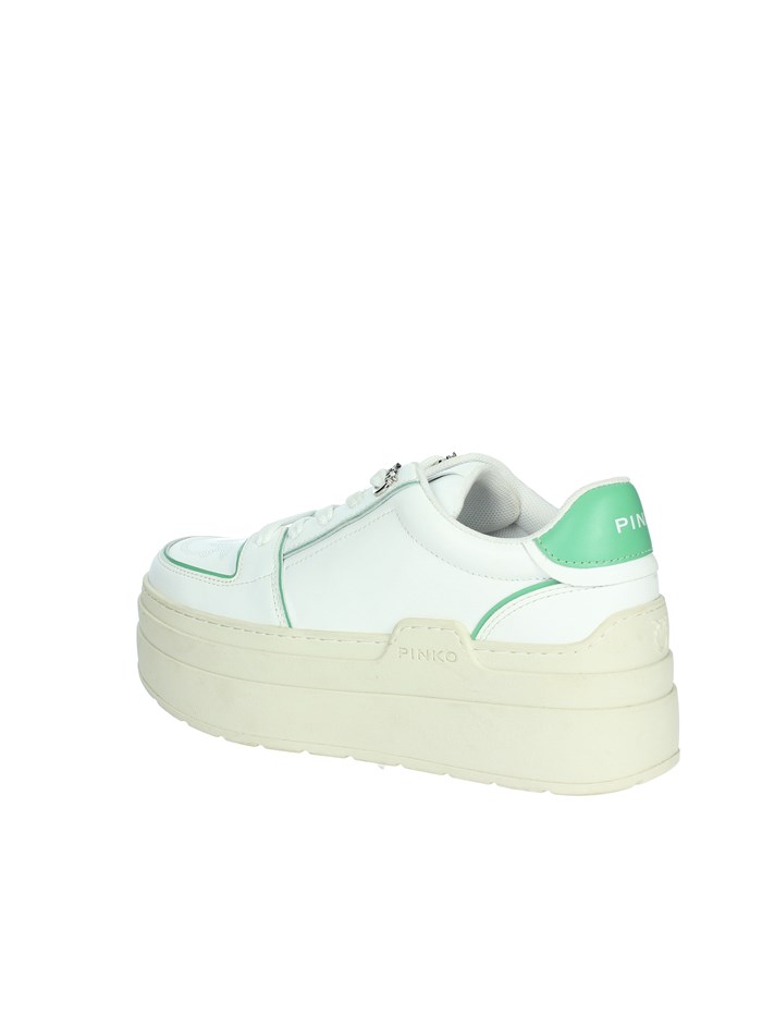 SNEAKERS BASSA SS0007 P001 BIANCO/VERDE