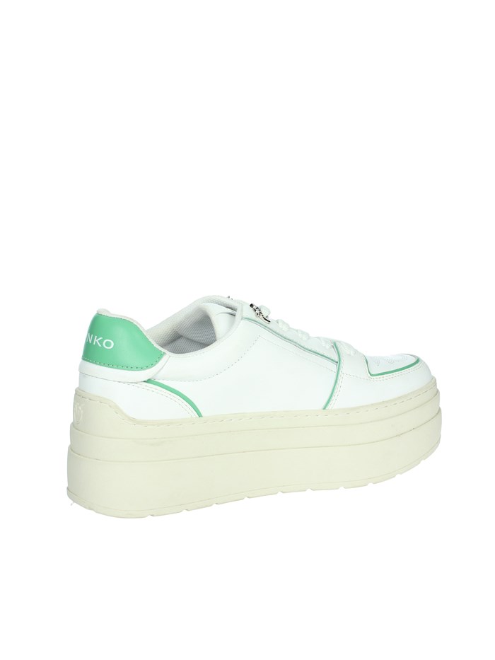 SNEAKERS BASSA SS0007 P001 BIANCO/VERDE