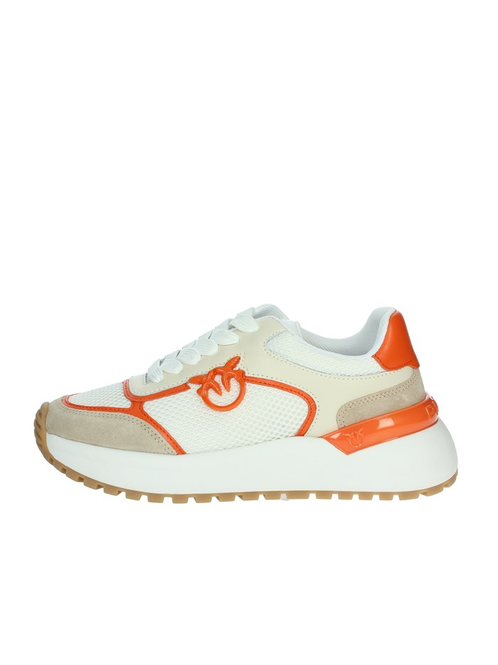 SNEAKERS BASSA SS0019 P020 BIANCO/ARANCIONE