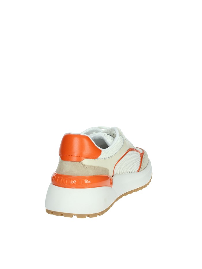 SNEAKERS BASSA SS0019 P020 BIANCO/ARANCIONE