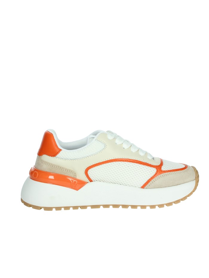 SNEAKERS BASSA SS0019 P020 BIANCO/ARANCIONE