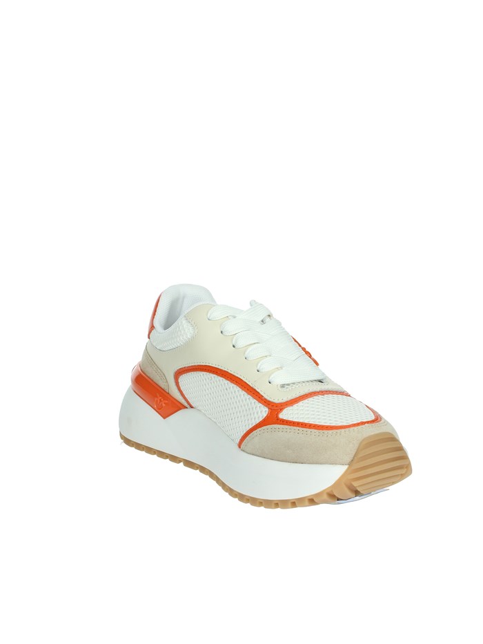 SNEAKERS BASSA SS0019 P020 BIANCO/ARANCIONE