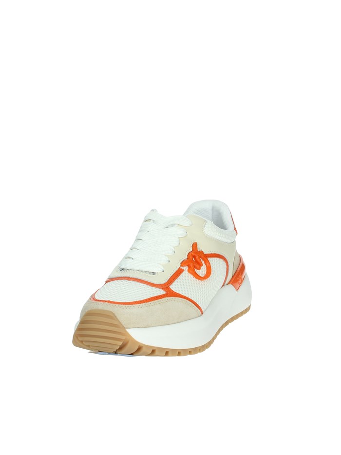 SNEAKERS BASSA SS0019 P020 BIANCO/ARANCIONE