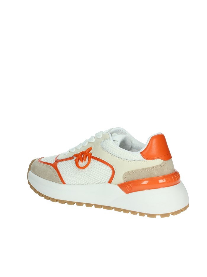 SNEAKERS BASSA SS0019 P020 BIANCO/ARANCIONE