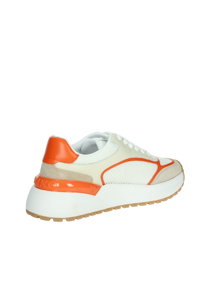 SNEAKERS BASSA SS0019 P020 BIANCO/ARANCIONE