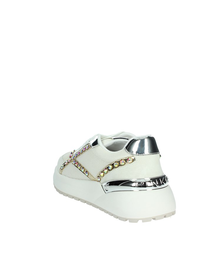 SNEAKERS BASSA SS0021 E008 BIANCO/ARGENTO