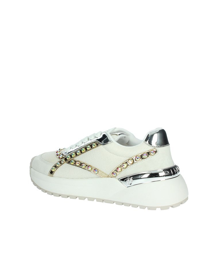 SNEAKERS BASSA SS0021 E008 BIANCO/ARGENTO