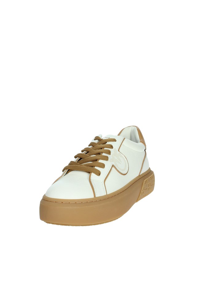 SNEAKERS BASSA SS0003 P016 BIANCO/CUOIO