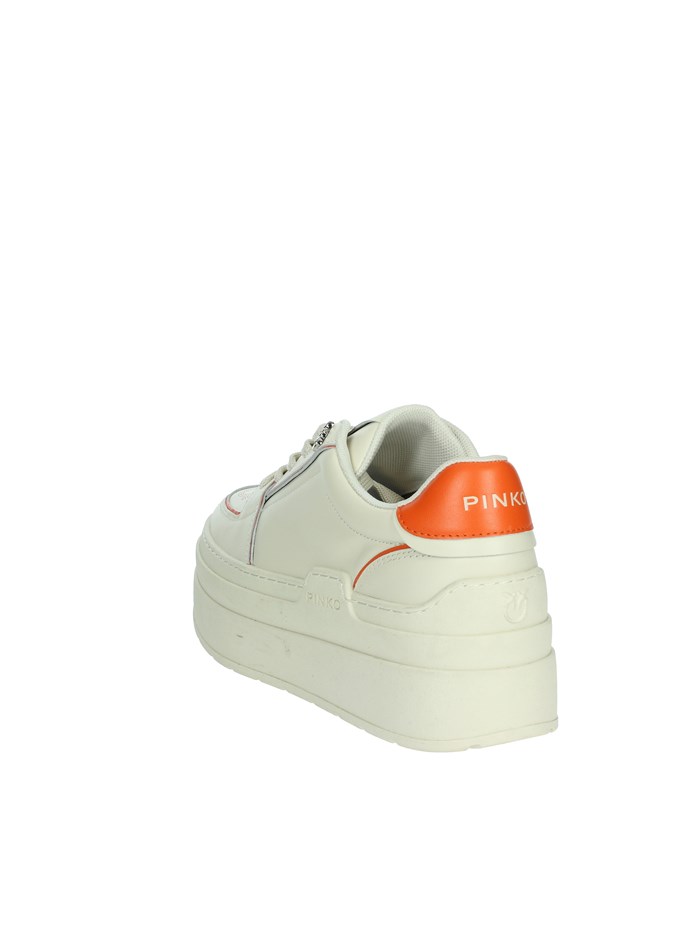 SNEAKERS BASSA SS0007 P001 BEIGE/ARANCIONE