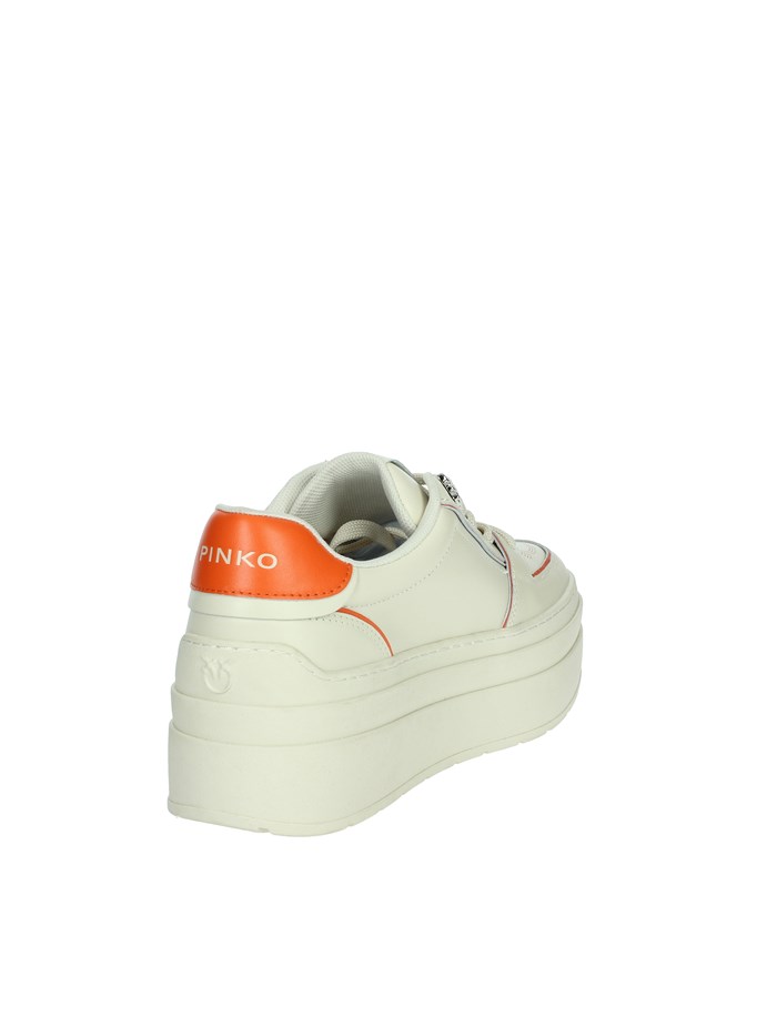 SNEAKERS BASSA SS0007 P001 BEIGE/ARANCIONE