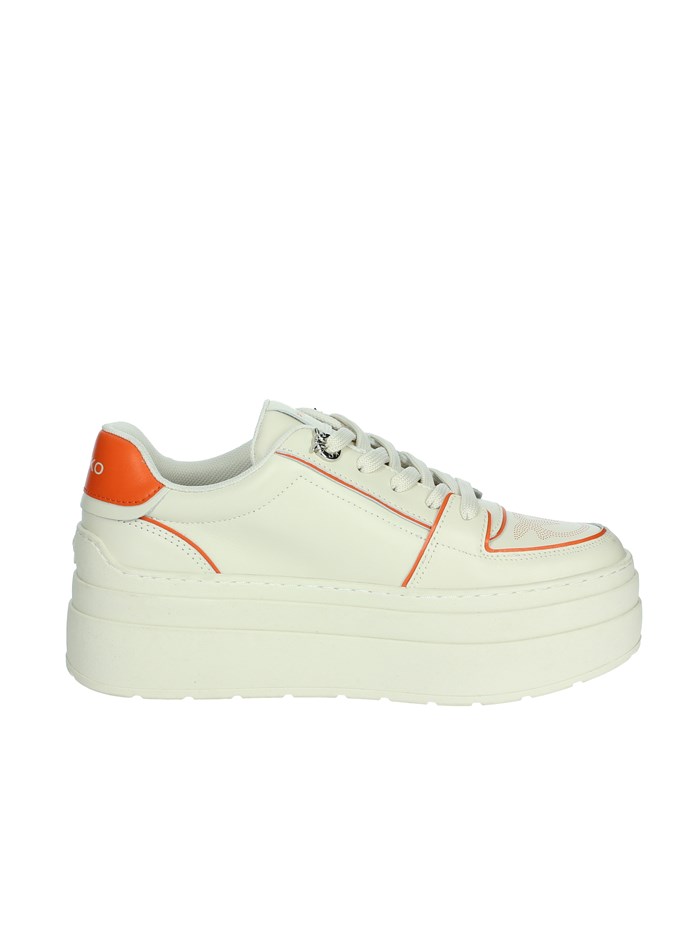 SNEAKERS BASSA SS0007 P001 BEIGE/ARANCIONE