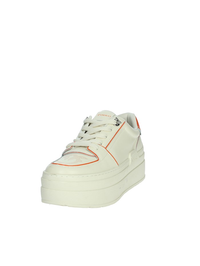 SNEAKERS BASSA SS0007 P001 BEIGE/ARANCIONE