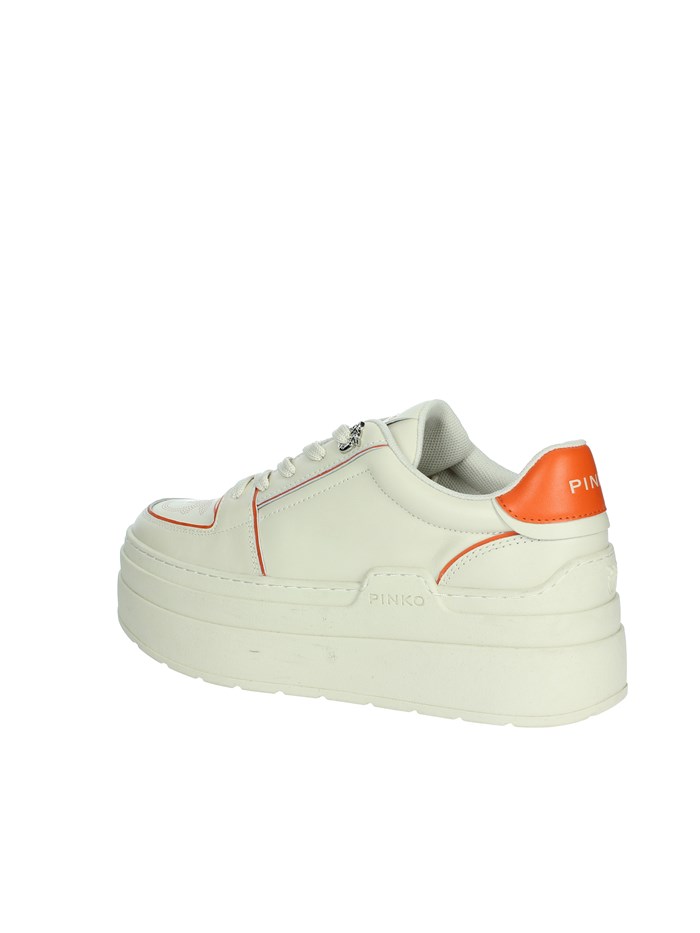 SNEAKERS BASSA SS0007 P001 BEIGE/ARANCIONE