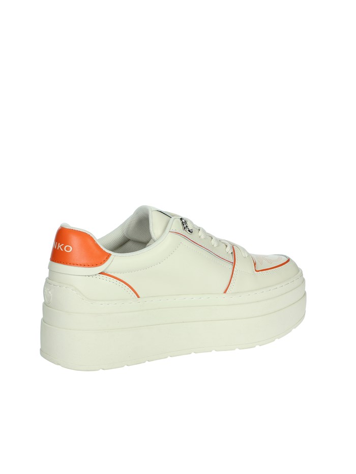 SNEAKERS BASSA SS0007 P001 BEIGE/ARANCIONE