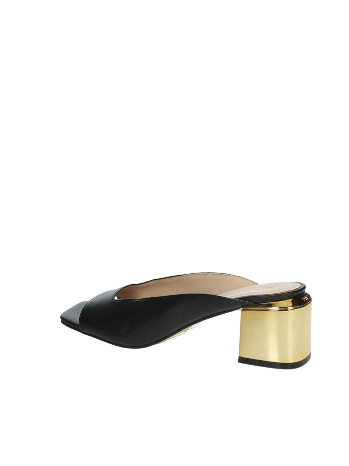 CIABATTE CON TACCO SD0049 P001 NERO