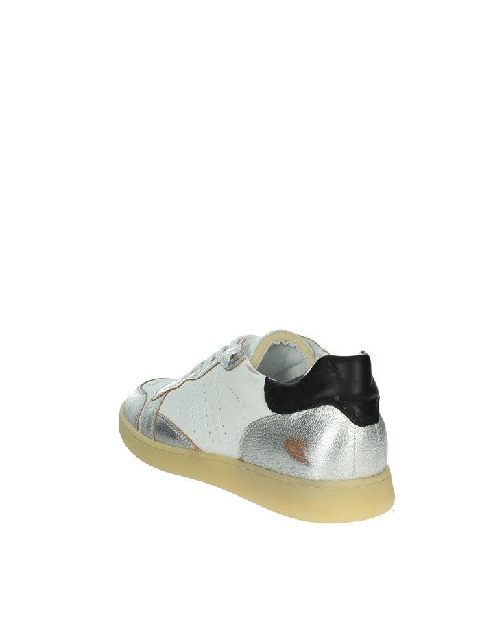 SNEAKERS BASSA W401-SL-SF-WS BIANCO/ARGENTO